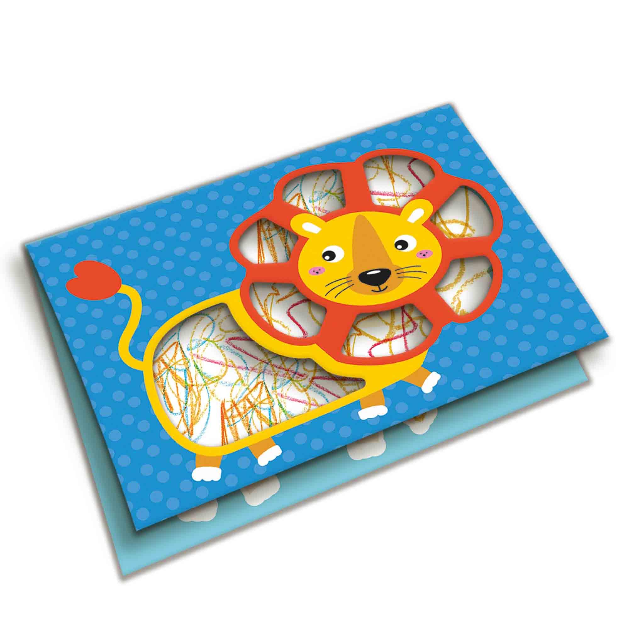 SES Creative My First Crayons - Animal Cards, Various, Small - Image 3