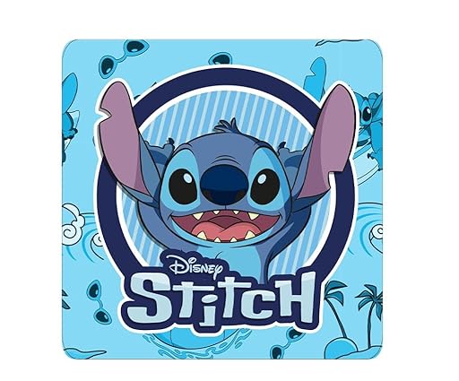 Mc Srl Disney LST0864 - Mantel individual mágico de Stitch, de tela, para niños y niñas, 40 x 30 cm, color azul | Ya disponible en tu tienda friki favorita! En mundofriki.es!
