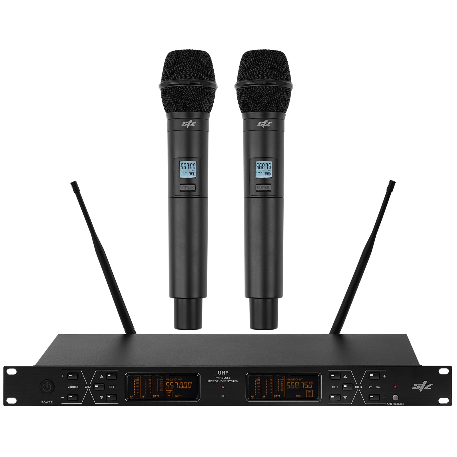 Amazon.com: Studio Z UHF Wireless Microphone (STZ-W5502), Dual
