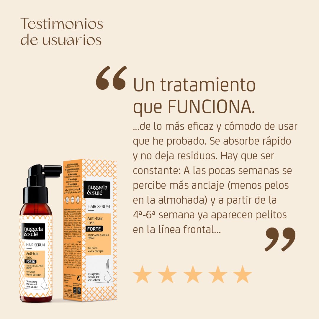 Nuggela & Sulé Sérum Anti-Caída Forte 70 ml Tratamiento Capilar