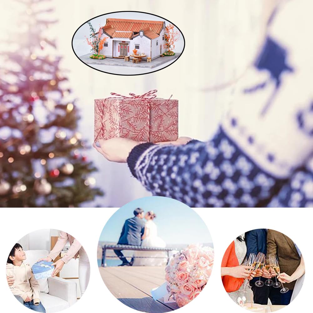 DIY Miniatuur Poppenhuis Kit,3D Chinese Stijl Oude Gebouw Binnenplaats Model ,Handgemaakte Houten Mini Huis Bouwspeelgoed Creatieve Verjaardagscadeau (DangYang Tea House DIY Miniatuur Poppenhuis Kit,3D Chinese Stijl Oude Gebouw Binnenplaats Model ,Handgemaakte Houten Mini Huis Bouwspeelgoed Creatieve Verjaardagscadeau (DangYang Tea House
