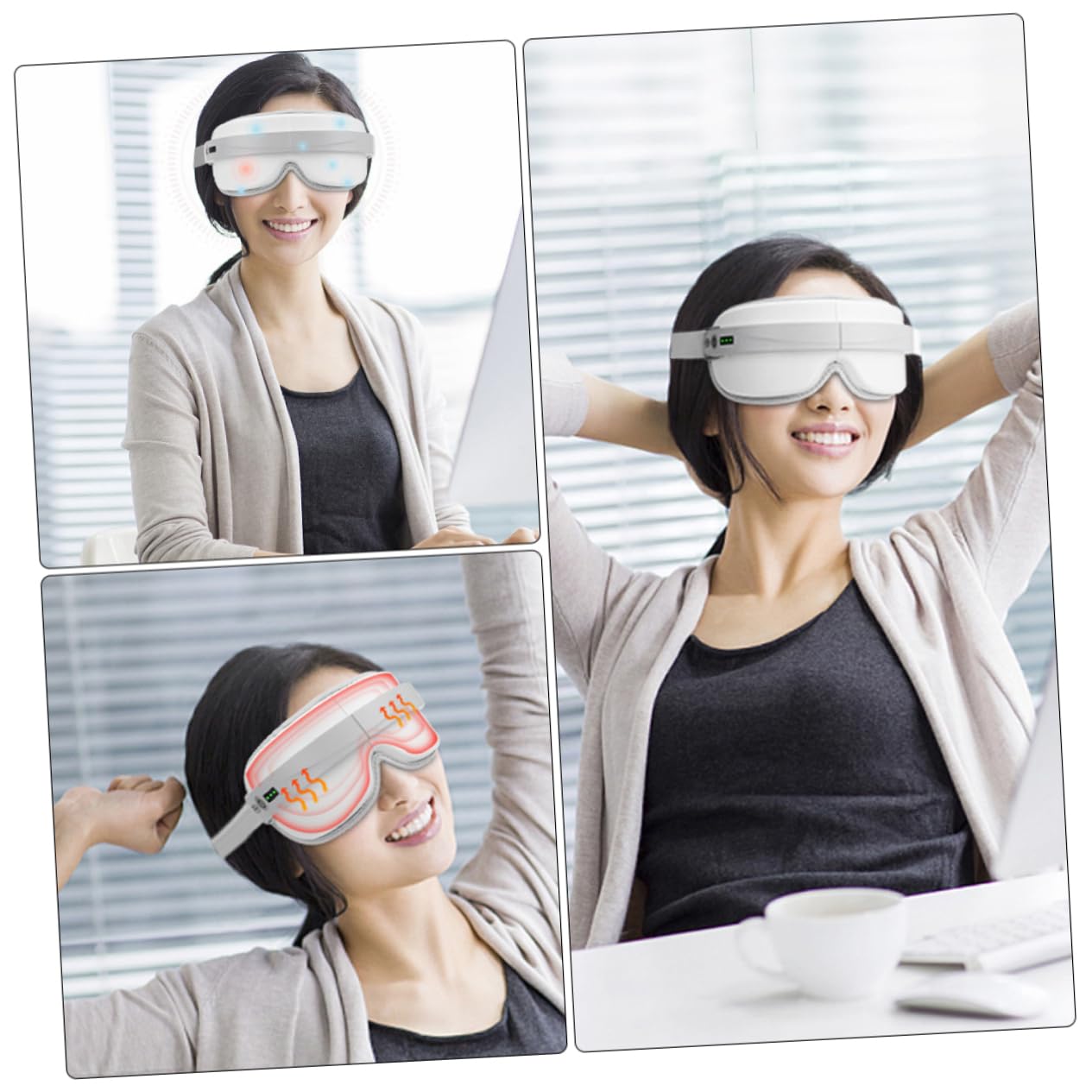 Anneome Masajeador De Ojos Presoterapia Para Ojos Dispositivo De Masaje Relajante