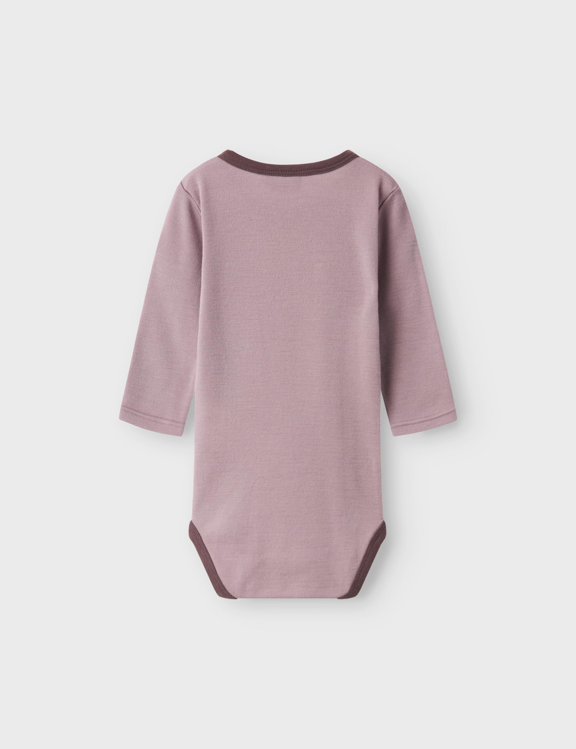 NAME IT Body z długim rękawem Niemowlęta - dziewczynki Nbfwillit Wool Ls Wrap Body