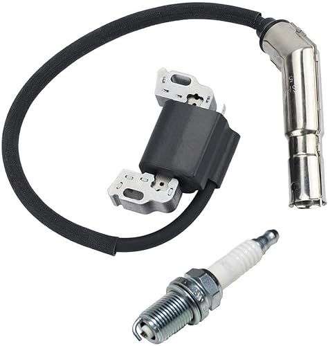 Euros 592841 Bobina de encendido Magneto Armadura con bujía para 21R707 219807 215802 21B977 21A807 21A907 31A507 31C707 31E777 Motores Reemplazar