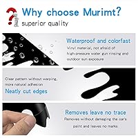 Vista 3 de Calcomanías de Halloween, 2 unidades, divertidas calcomanías reflectantes con efecto de sangre que gotea para automóvil, calcomanía de vinilo