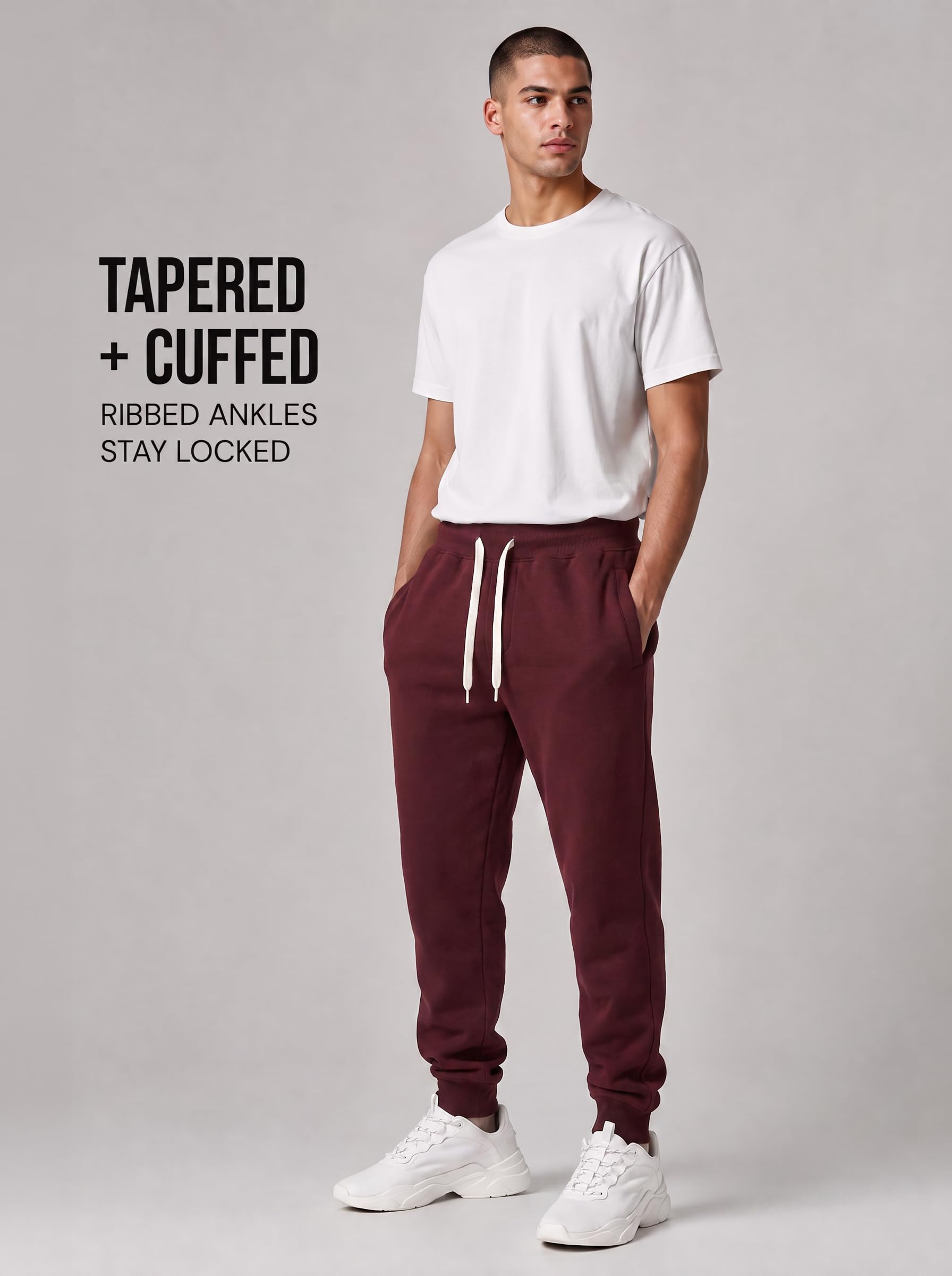 Southpole Spodnie dresowe męski Active Basic Jogger Fleece Pants