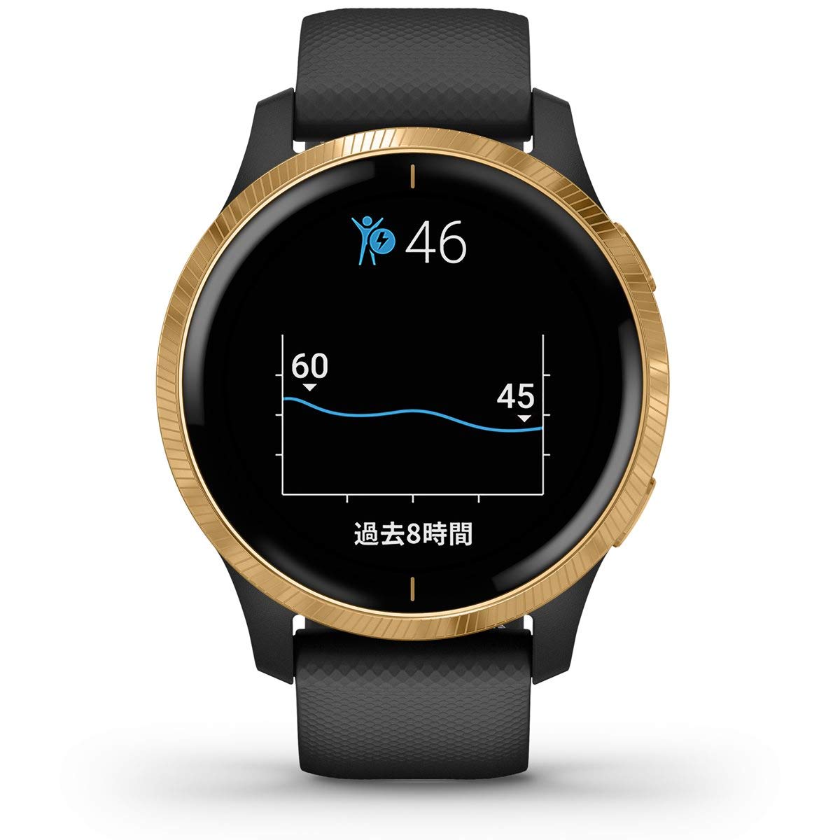 Amazon | GARMIN Venu Black/Gold 010-02173-37 | ガーミン(GARMIN