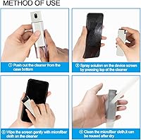 Vista 3 de walrfid Espray limpiador de pantalla para auto, kit de limpieza de niebla de pantalla táctil electrónica para TV, laptop, iPad, iPhone, teléfono
