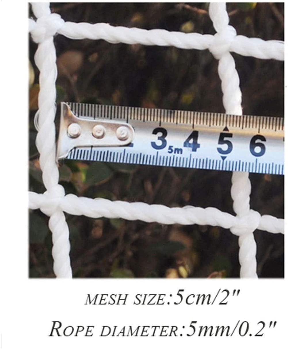 Rete di Sicurezza Rete in Nylon Bianco per Stadio Campo da Calcio all'aperto Campo da Pallacanestro Campo da Golf Rete Protettiva per Isolamento barriera