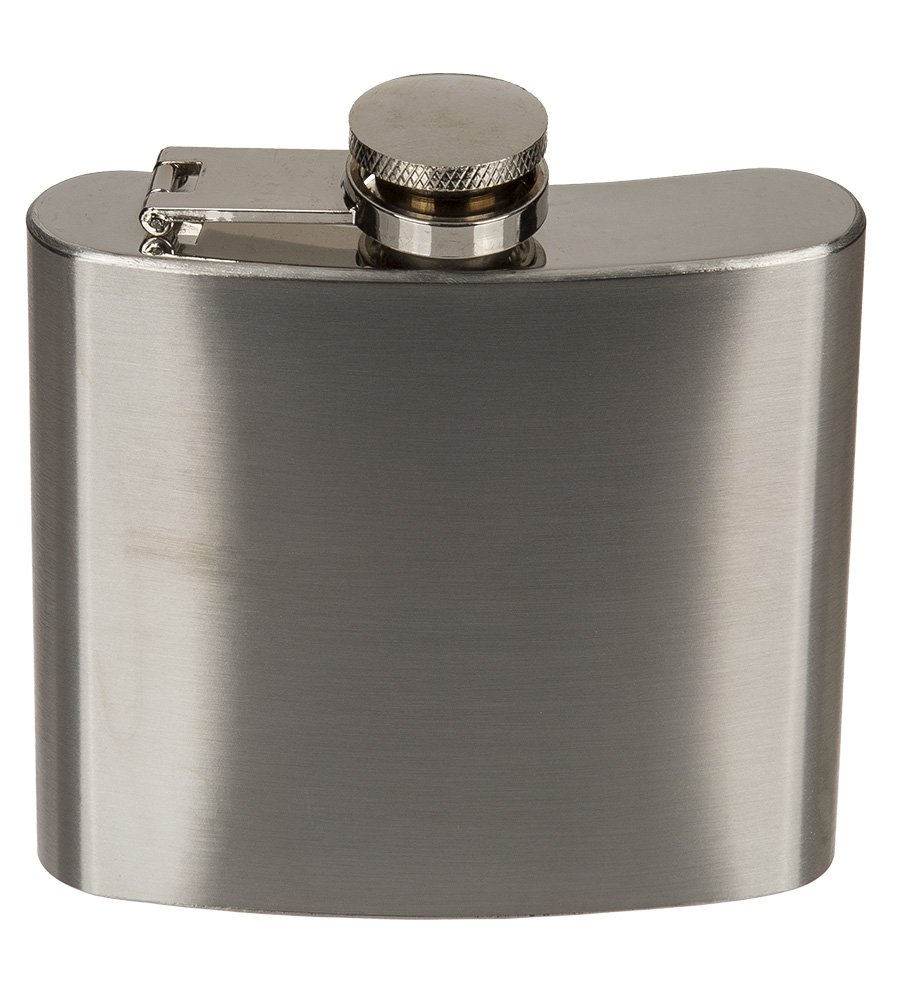 ootb Flask, Metal, Silver, 9 x 2 x 10 cm