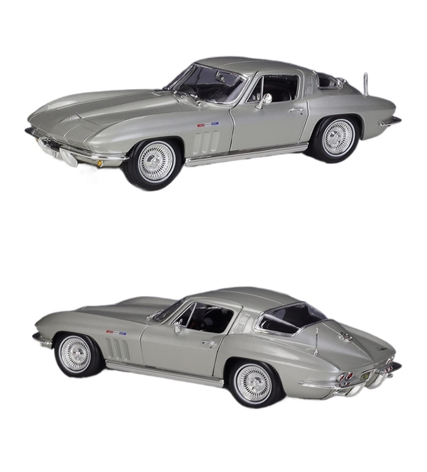 Amazon.co.jp: 対象: 1:18 1965 シボレー コルベット 合金車モデル 