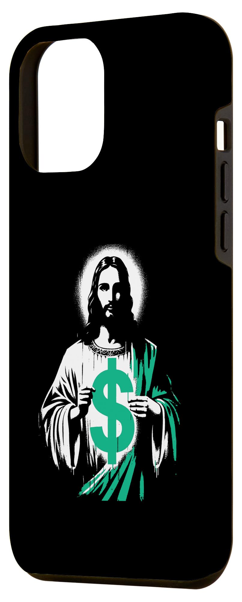 iPhone 15 Plus Jesus US Dollar - Funny Christian Religious Money Lover Case - Image 2
