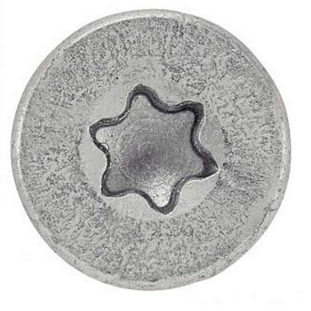 100 tornillos de cabeza avellanada 5,5 x 85 Bi-Metall A2 Torx punta de perforación N°5