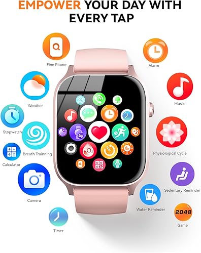 Miniatura 7 de Relojes inteligentes para mujeres y hombres, reloj de fitness para mujer, rastreador de fitness con 110 modos deportivos, contador de pasosmonitor