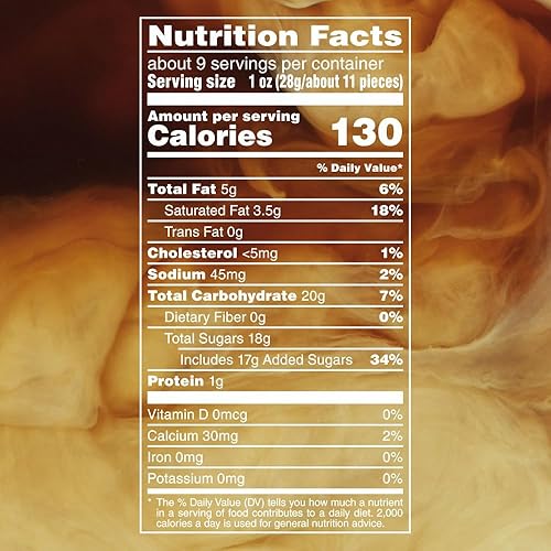 Miniatura 8 de M&M'S Caramelo de chocolate frío de caramelo, tamaño compartido, bolsa resellable de 9.05 onzas (paquete de 8)