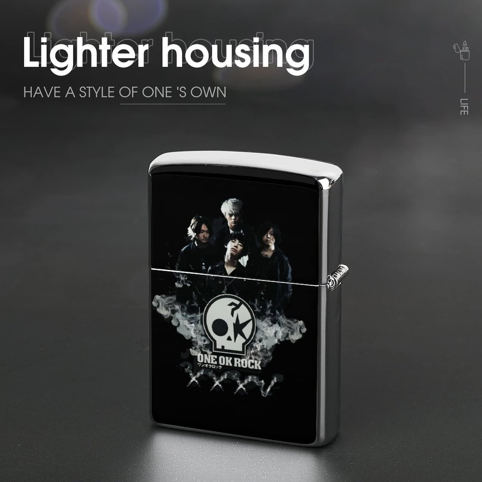 Amazon.co.jp: Zippoライター兼用ケース メンズ ワンオクロック One Ok