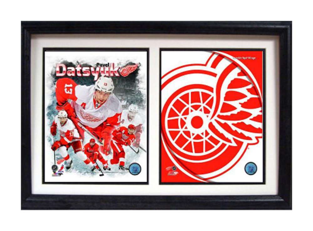 Encore Select 123-50 NHL Detroit Red Wings Pavel Datsyuk Double Frame, with Two Images, 12-Inch by 18-Inch