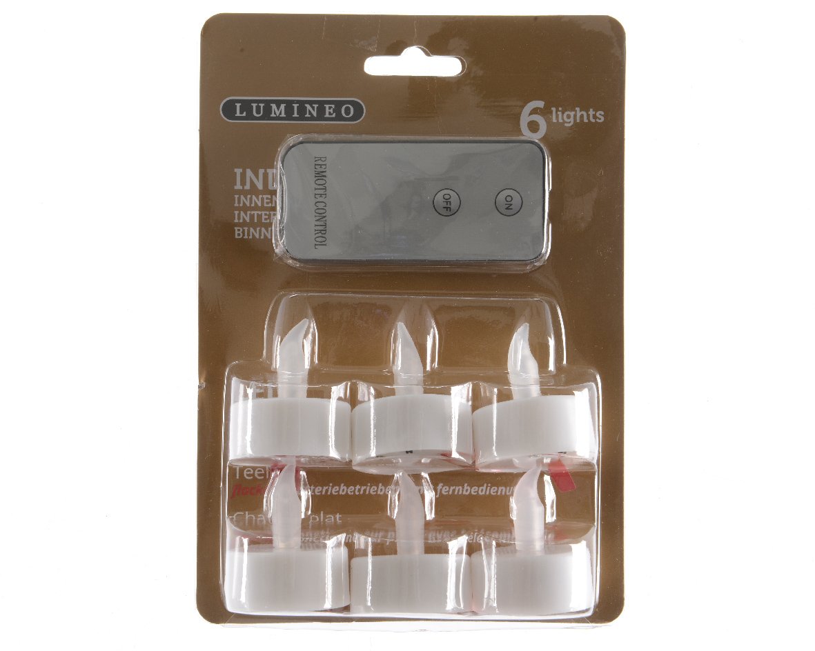 La Briantina Elektrisches LED-Teelicht – Goldfarben Mit Kreuz, Blinkend, 150 Tage Lebensdauer, 11x8x6 Cm