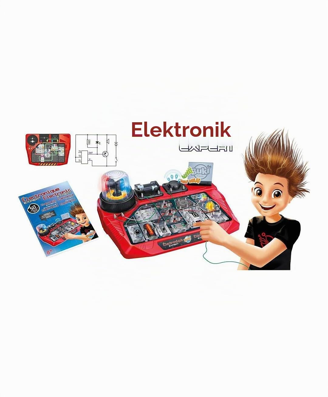 BUKI France 7160 - Elektronik-Experte, 8 Jahre to 18 Jahre, 37.2 cm