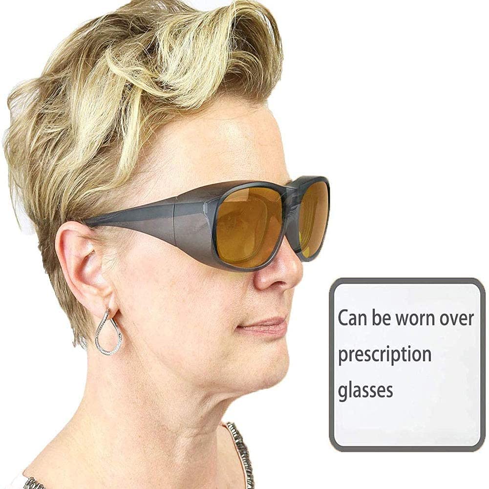 Gafas De Seguridad Láser, Gafas De Protección Ocular Anti UV,200-540 NM Remoción De Tatuajes Gafas De Seguridad Láser Adecuadas para Técnicos con Láser