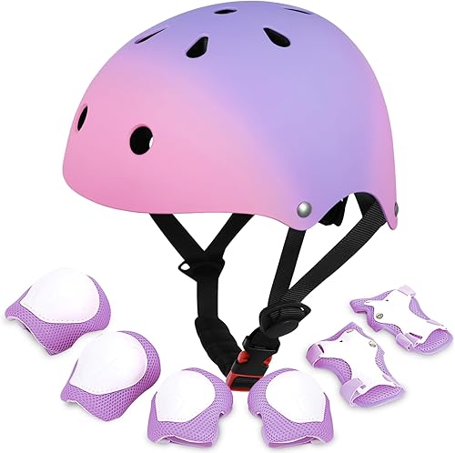 Miniatura 1 de Casco de bicicleta para niños de 3-5-8-14 años, casco de bicicleta para patineta, equilibrio, bicicleta, patinaje, patinaje, patinaje