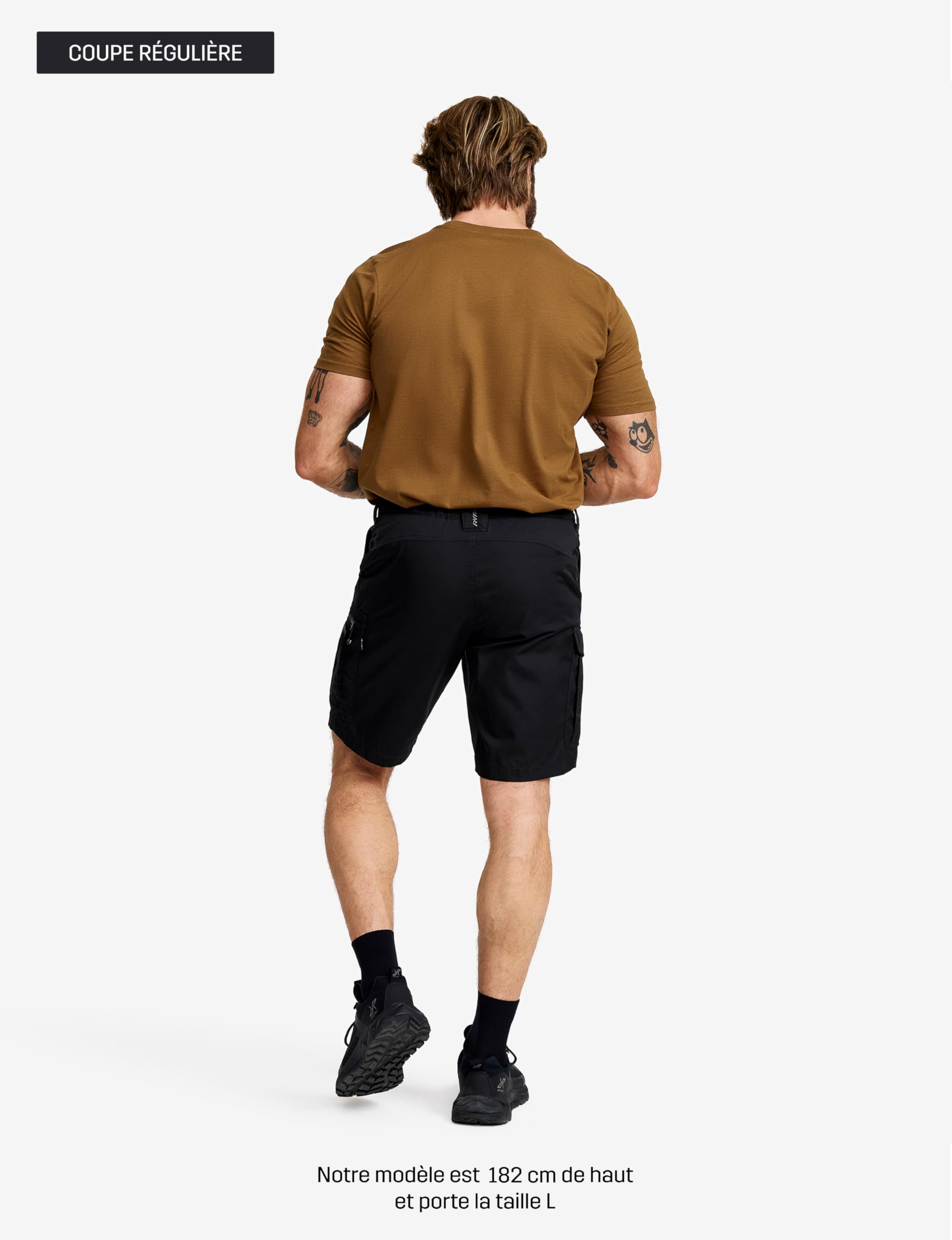 RevolutionRace Rambler Lightweight Pro Shorts pour Homme, Shorts légers et Shorts de randonnée