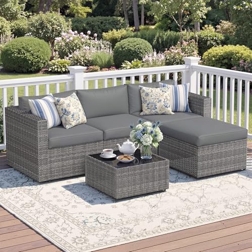 Wisteria Lane 5-Pieces Outdoor Patio Furniture Set, All...