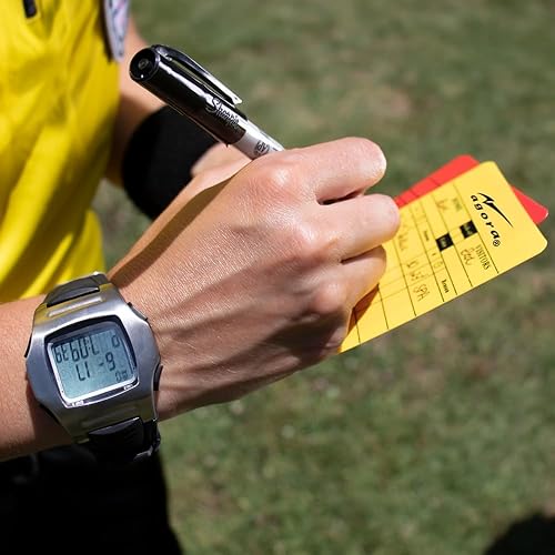Miniatura 4 de AGORA Tarjeta de árbitro de fútbol roja y amarilla para escribir