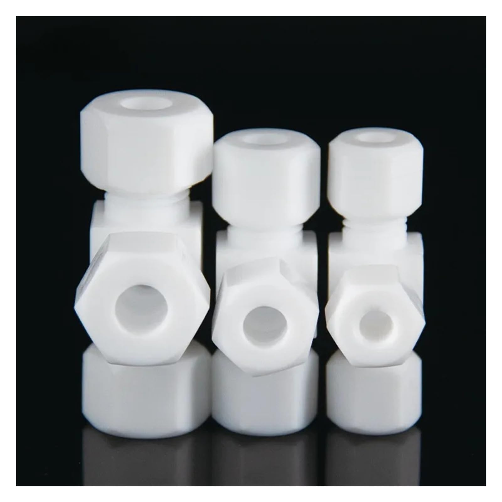 Złącze zaciskowe, złączka PTFE, trójnik, rura zewnętrzna 3-drożna(8mm-1/8 BSP- 8mm)