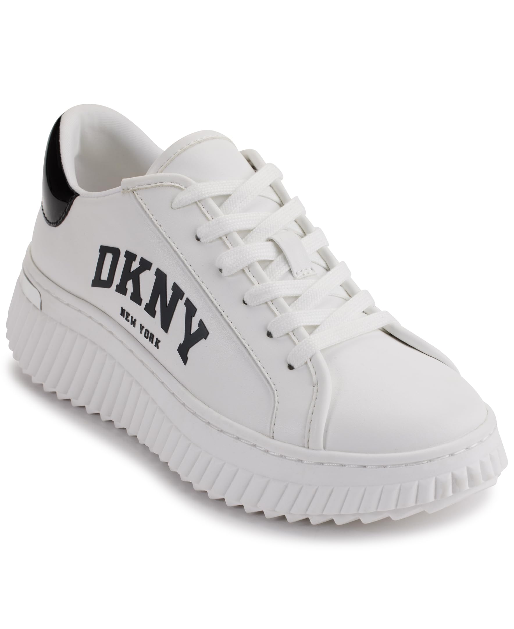 

                                                    DKNY Women's Shoes Sneaker,Bright WT/BK,11