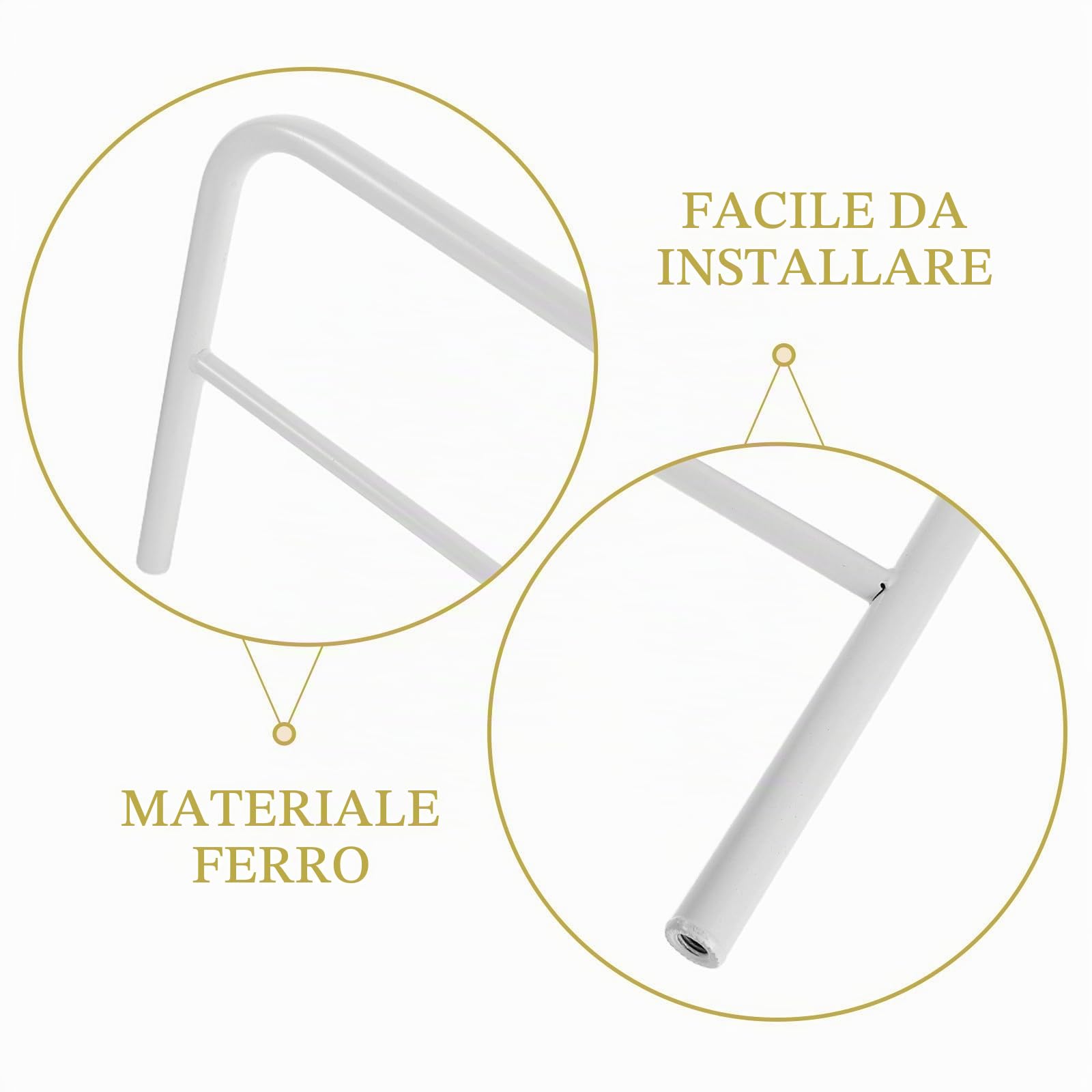 Protezioni per sponde del letto: barra di sicurezza - Maniglia da 45 cm per letti a castello, dormitori, anziani, donne in gravidanza e persone con disabilità - Prevenzione delle cadute e
