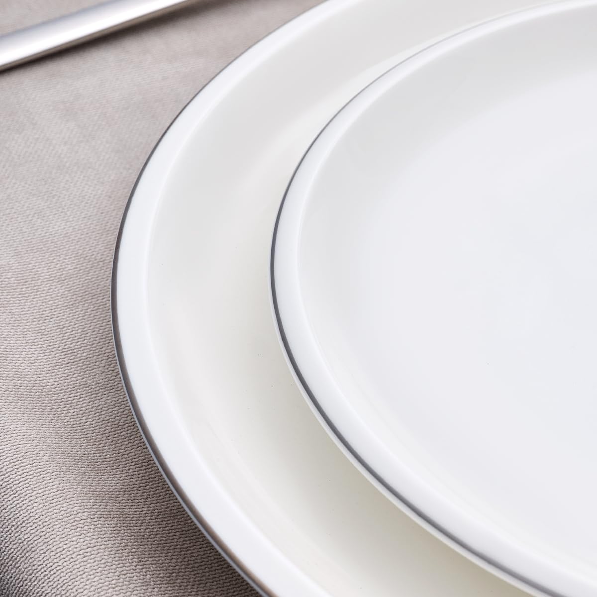 Ar Yıldız Evaliza Platin Elegant 30 Parça Yemek Takımı- 6 Kişilik