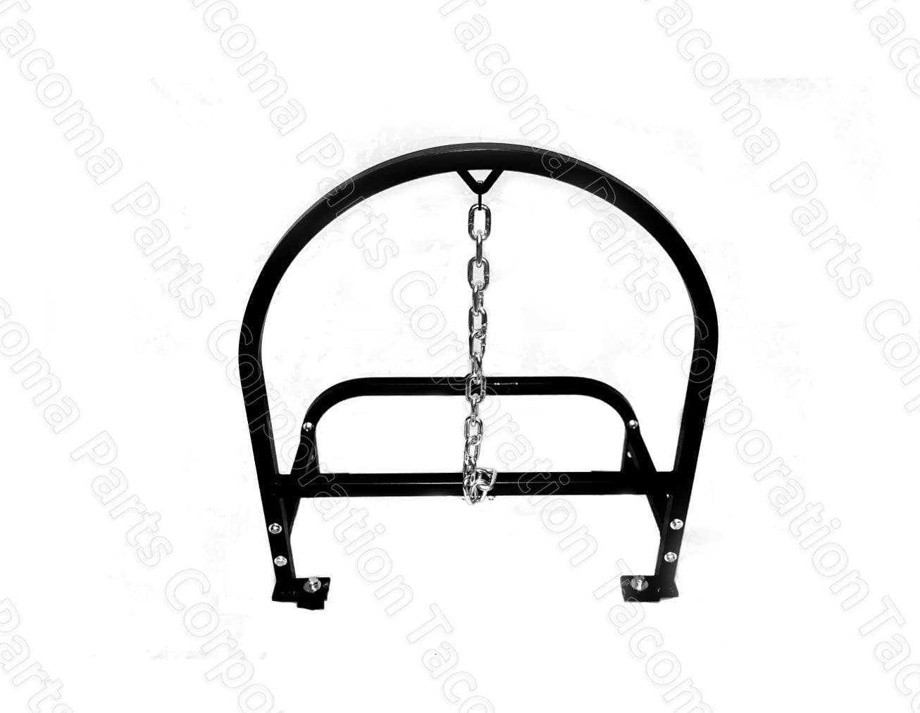 KOZAK Behind Cab Steel Single Spare Tire Holder Compatible with Compatible with Kenworth Compatible with Peterbilt Compatible with Volvo Size 295/75R22.5 11R22.5, 255/70R22.5 285/72R22.5
