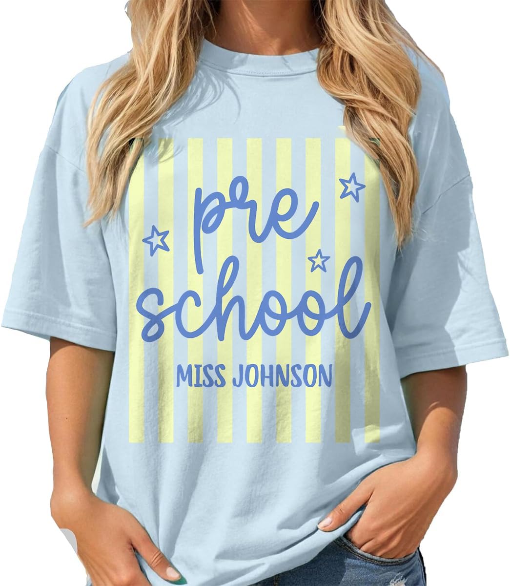 Personalized Second Grade Teacher Shirt, Custom 2nd Grade Educator Tee, Back to School Apparel, Second Grade Shirt