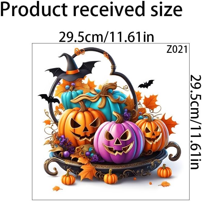 Happy Halloween Day Toilet Cover Sticker Decals,Halloween Pumpkin Bat Waterproof Toilet Lid Tank Seat Decals Cistern Self-Adhesive Bathroom Wall Sticker, Transparent, Paleery@FC-001