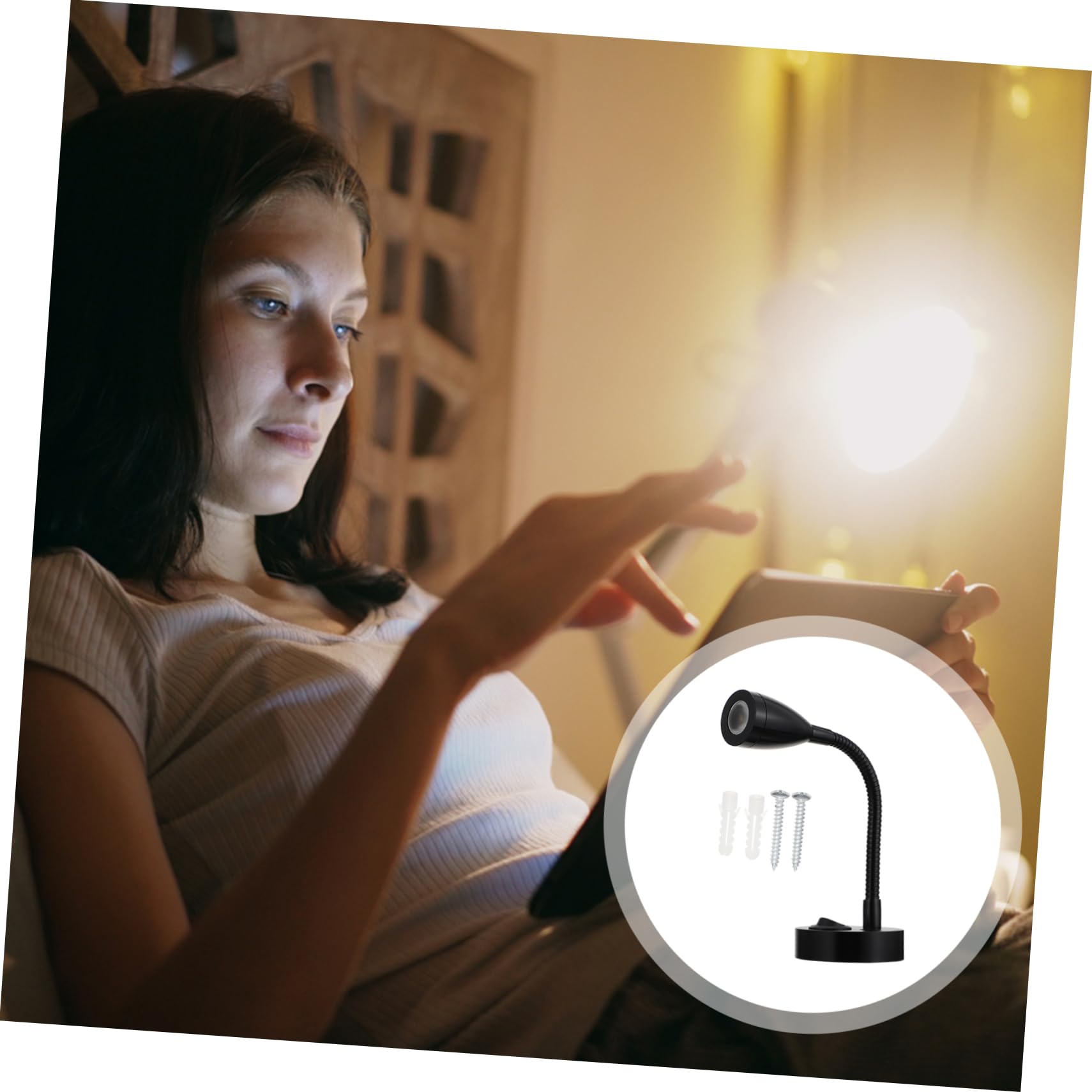 SOESFOUFU Boat Cabin Led Reading Light Rv Yacht v Led Rv Towing Light Flexible Arm