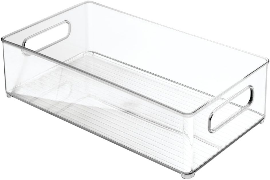 iDesign Linus BPAFree Plastic Stackable Deep Organizer Bin