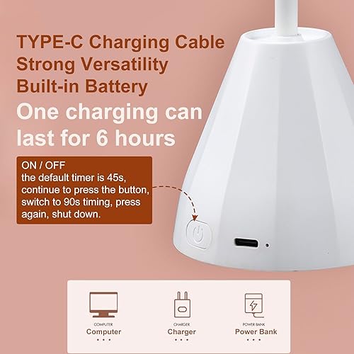 Miniatura 8 de Lámpara de uñas LED UV para esmalte de gel de 60 W, luz UV para uñas de gel, secado rápido, lámparas de curado de esmalte de uñas y mini luz UV de