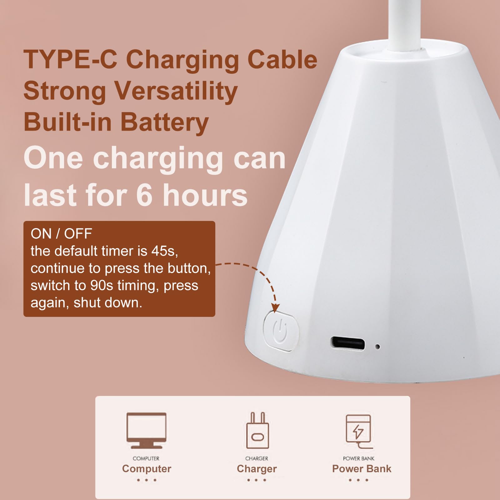 Amazon.co.jp: LED UVネイルランプ 充電式 27W ミニUVライト ジェルX