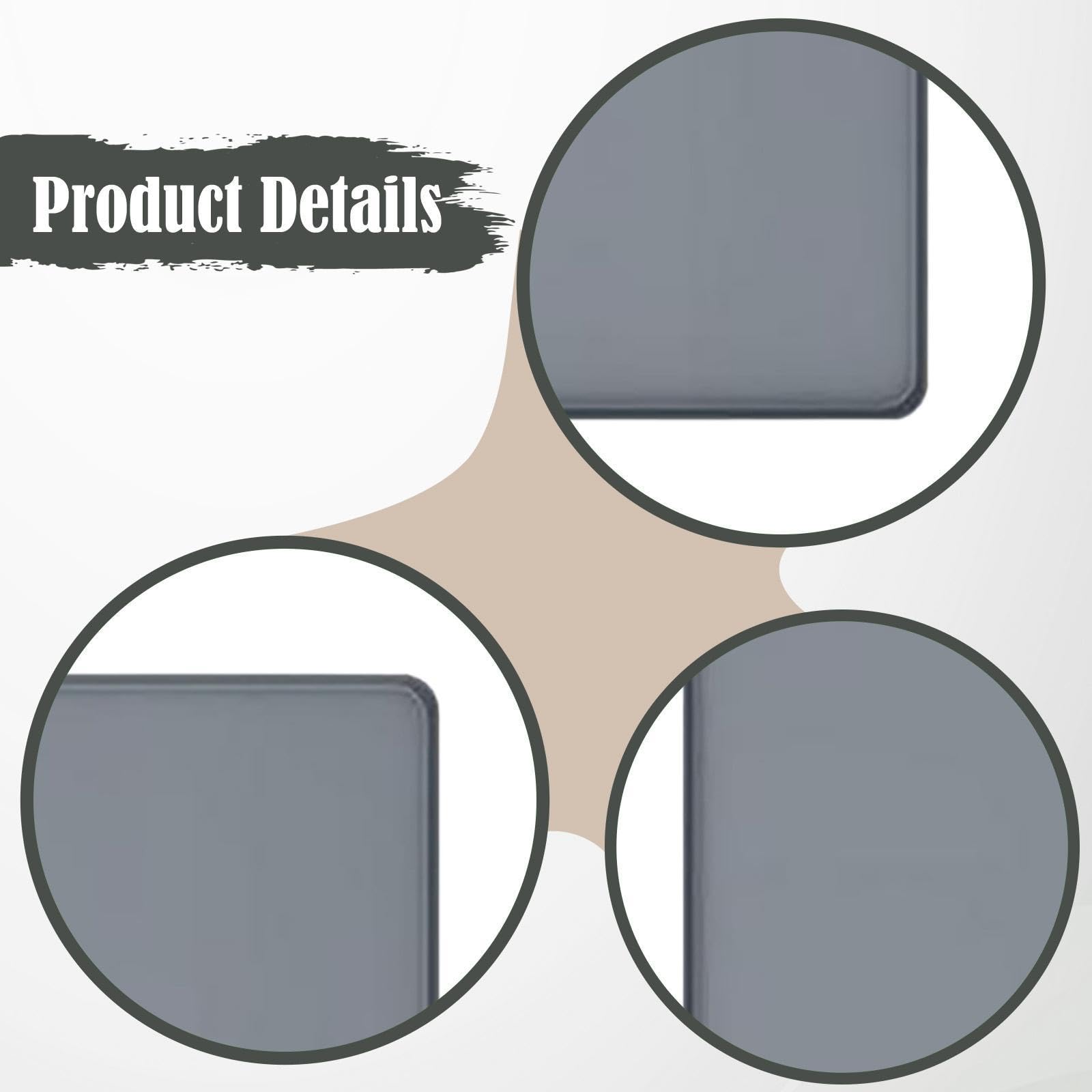 Kühlschrank Matte Silikon Kühlschrank Tropfmatte mit erhöhtem Rand, Mini Kühlschrank Tropfschale Bodenschutz wiederverwendbar für Waschmaschine, Trockner, Weinschrank, Grau 65 x 60 cm