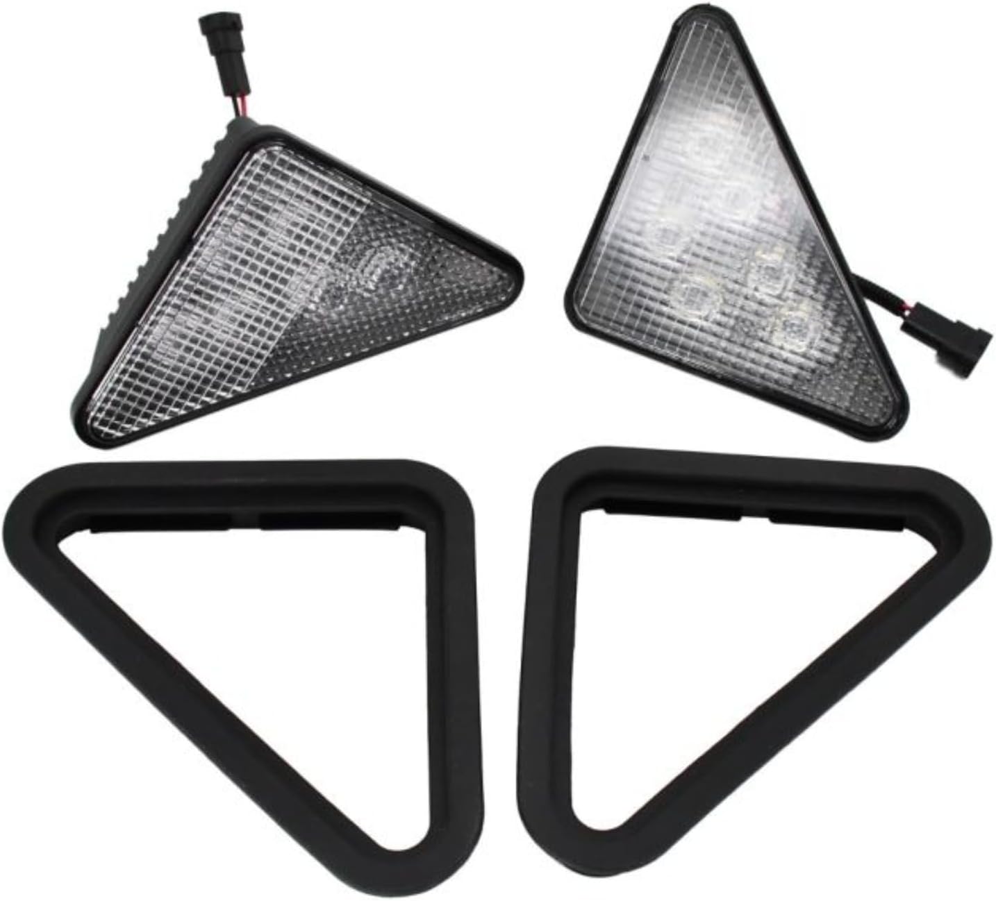2PCS Led Headlight Kit 7259523 7259524 6718042 6718043 For Bobcat Loaders 553 751 753 763 773 863 864 873 883 963