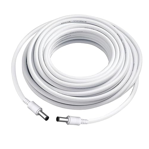 VHBW Cable de alimentación de repuesto de 8.2 pies, compatible con Philips Hue Lightstrip Plus y Gradient, cable de alimentación interior Plug and