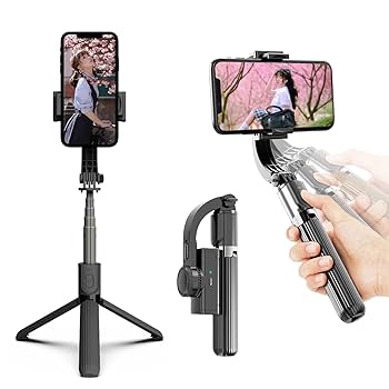 スマホ スタビライザー ジンバル 3軸手ブレ補正 動画撮影 Amazon | 【2024バージョンアップ】ジンバルスマホ用 自撮り棒