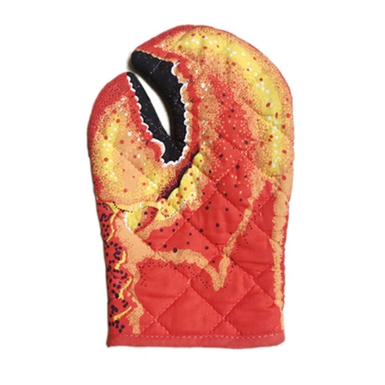 Gants de Cuisine en Coton matelassé for Four à Micro-Ondes, résistants à la Chaleur, antidérapants, for la Cuisson, Le Barbecue