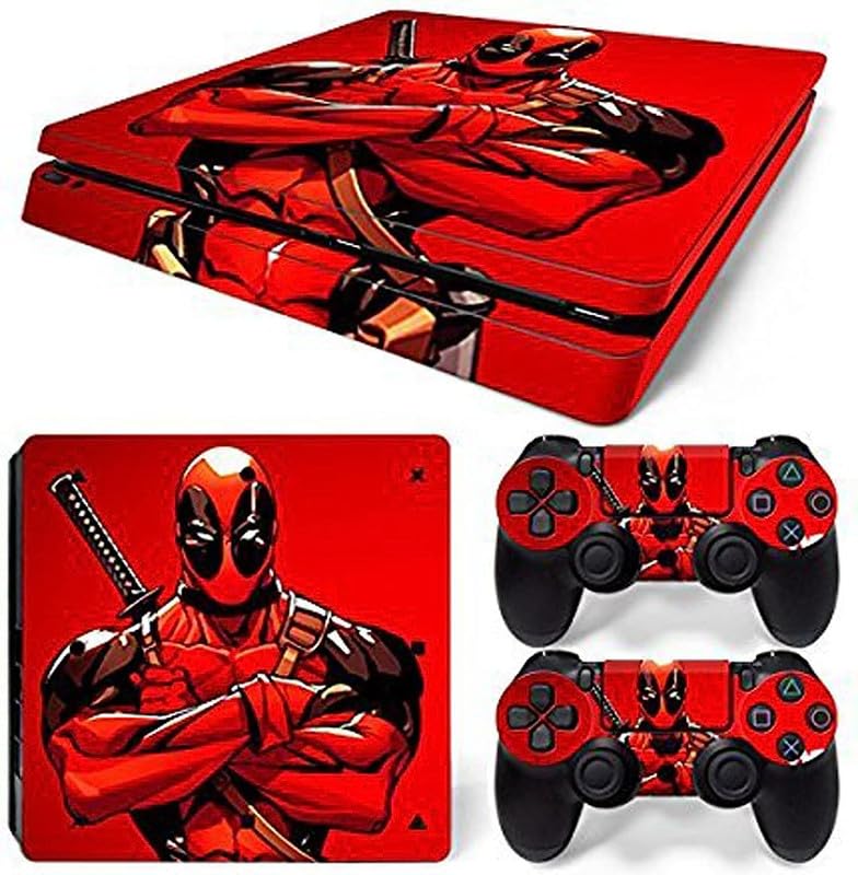Khushi D�cor Dad & Pool King RedTheme 3m Skin Sticker Cover for Ps4 Slim Console and Controllers|24 (B0CP5ZFGC4) Amazon Price History, Amazon Price Tracker