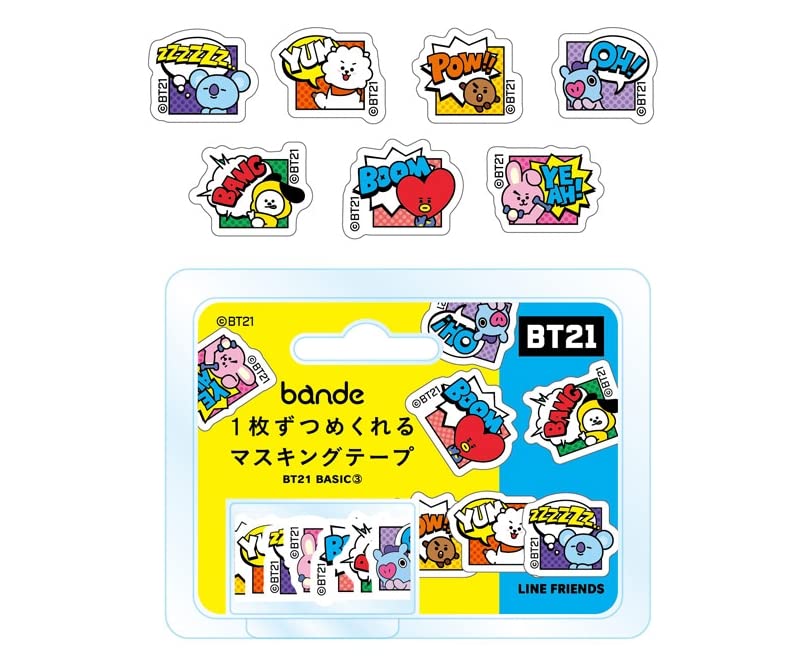 Amazon.co.jp: エンスカイ(ENSKY) BT21 bande 1枚ずつめくれる