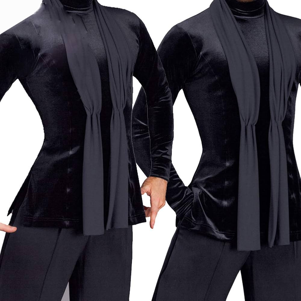 Amazon.co.jp: ラテン ダンス 衣装 男性社交ダンス衣装 競技用