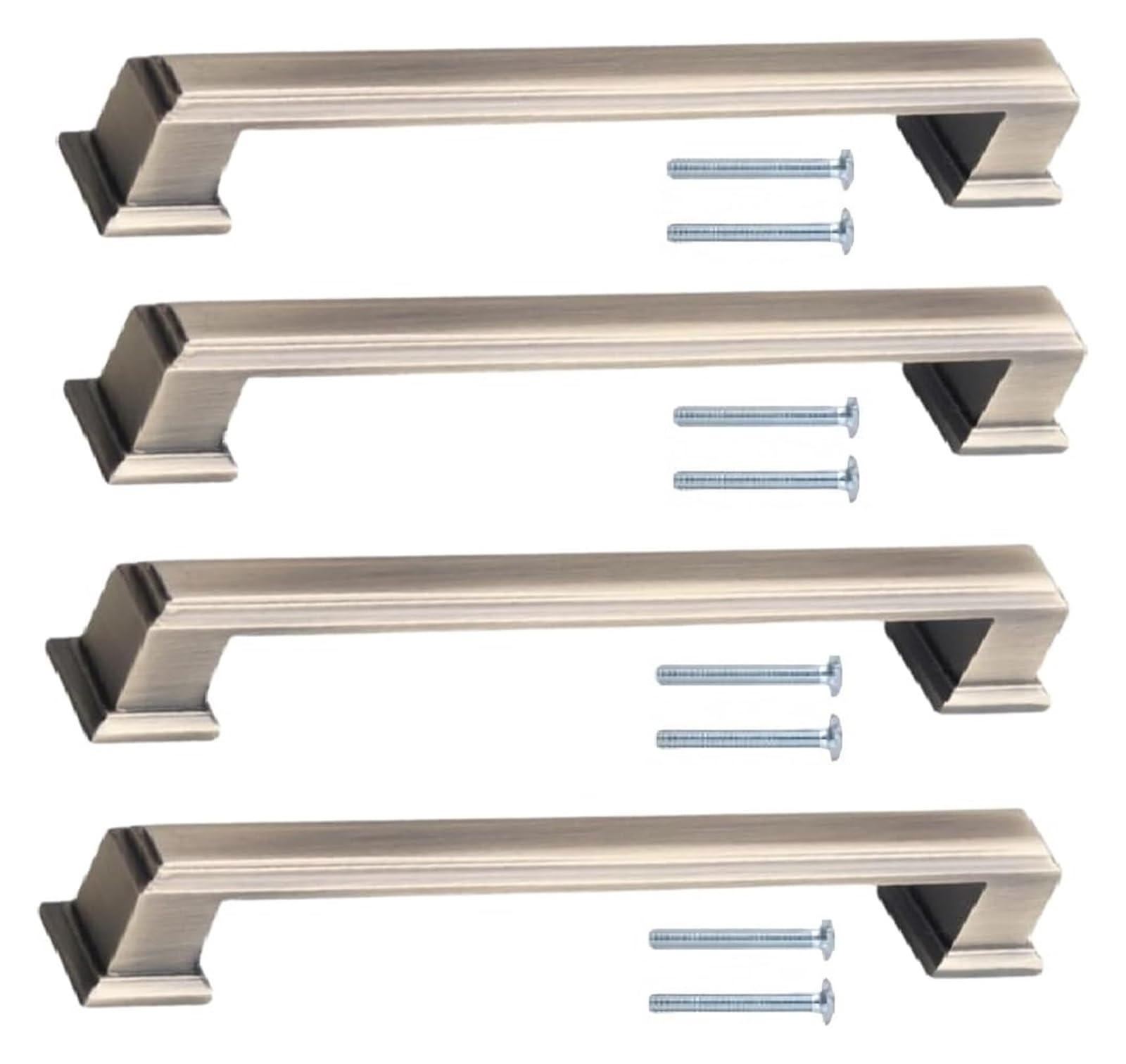 NLQCSXWEP Zinc Alloy Cabinet Bow Handle, Zinc Alloy Handles Blue 4 pcs for Cabinet Door Wardrobe(G-192mm)