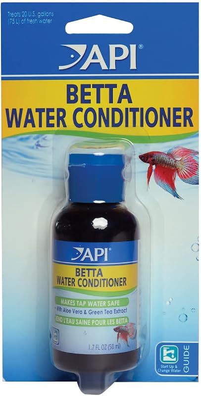 Acondicionador de AGUA BETTA ACONDICIONADOR de agua para acuario de agua dulce Betta Fish Botella de 1,7 onzas