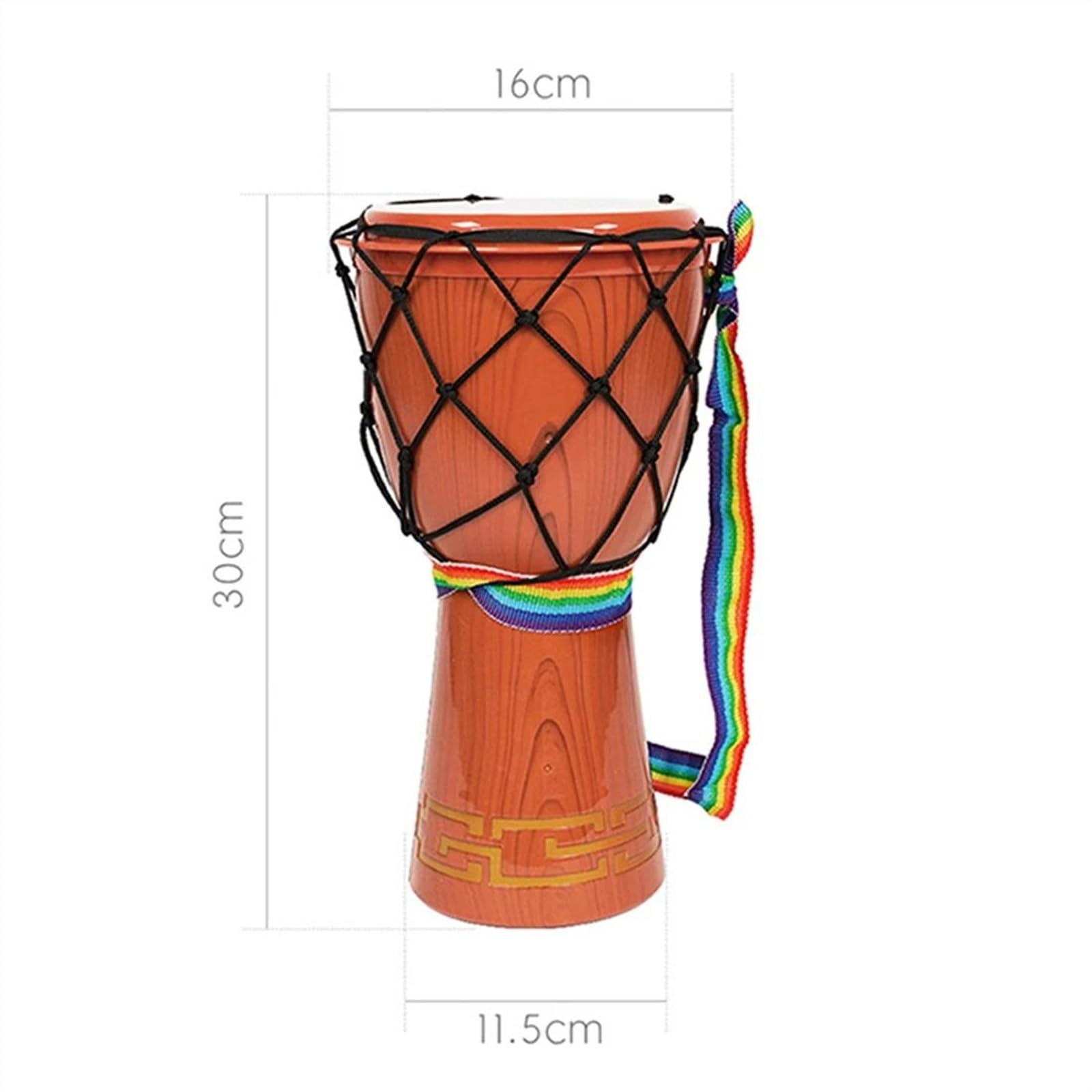Strumenti Portatili Per Tamburello Africano Djembe A Mano In Resina ABS Per Principianti Tamburo Africano per Principiante